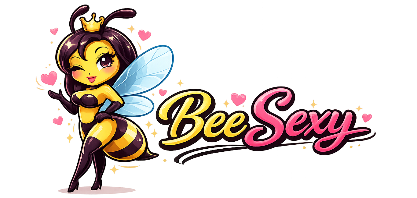 una abeja sexy que es el logo de una amrca